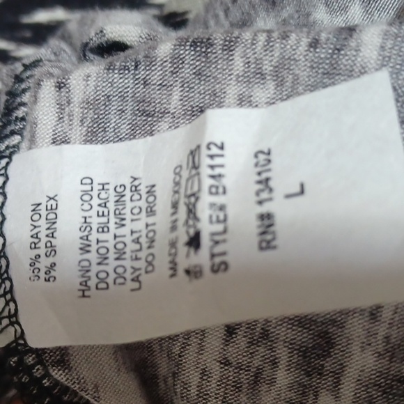 B JEWEL WOMENS DRESS SIZE L strapless rayon spandex blend materials - Picture 7 of 7